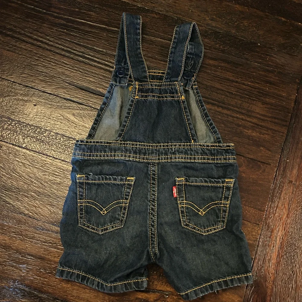 Vintage Style Classic Levi’s Kids Denim Short Overalls